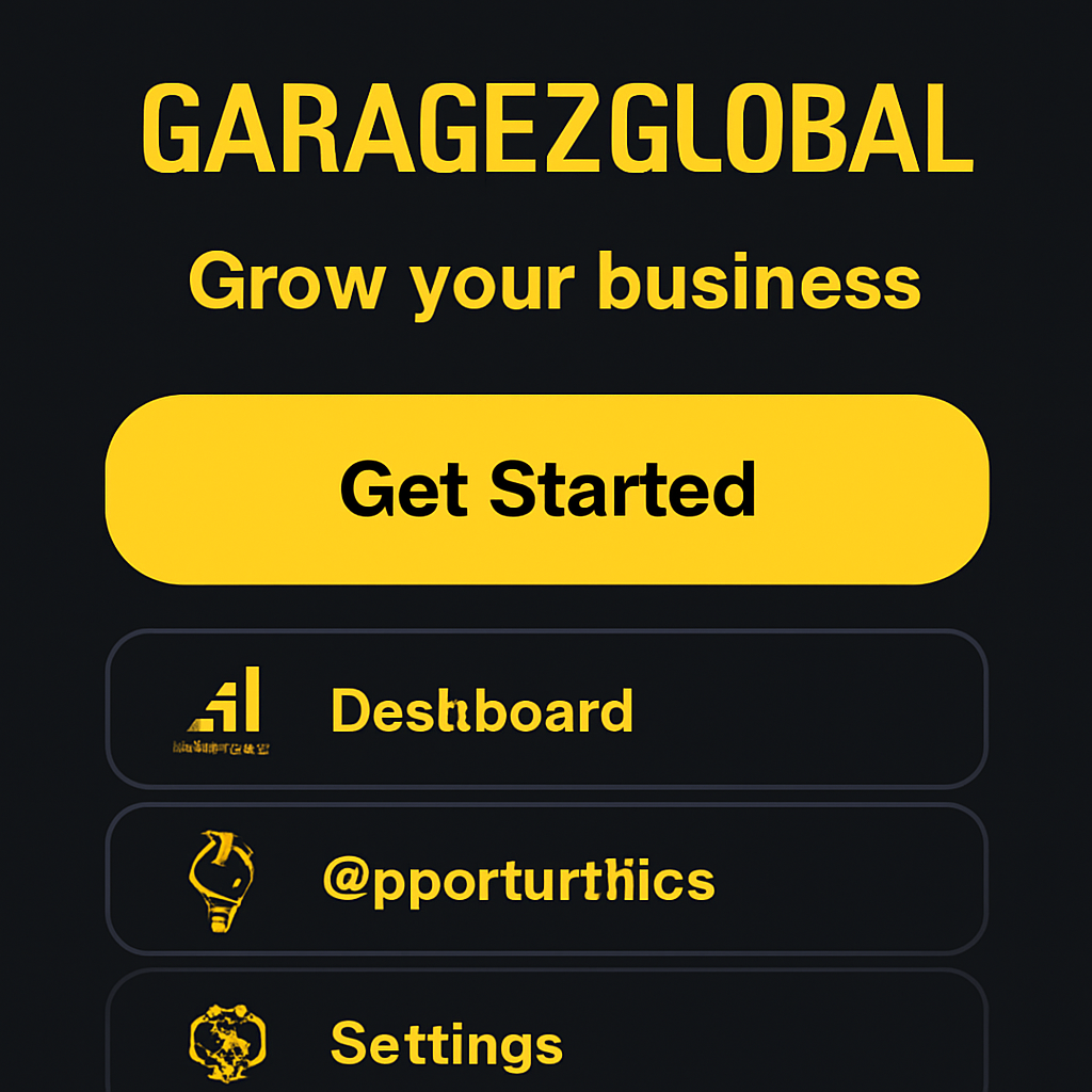 build a mobile app with garage2global